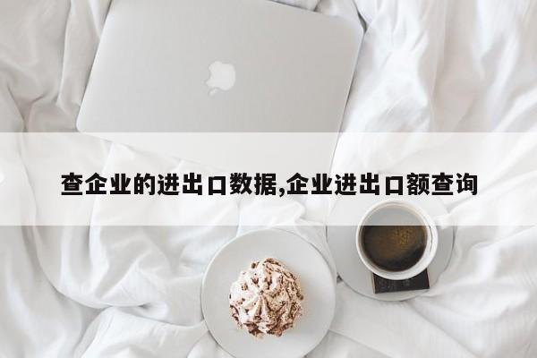 查企业的进出口数据,企业进出口额查询